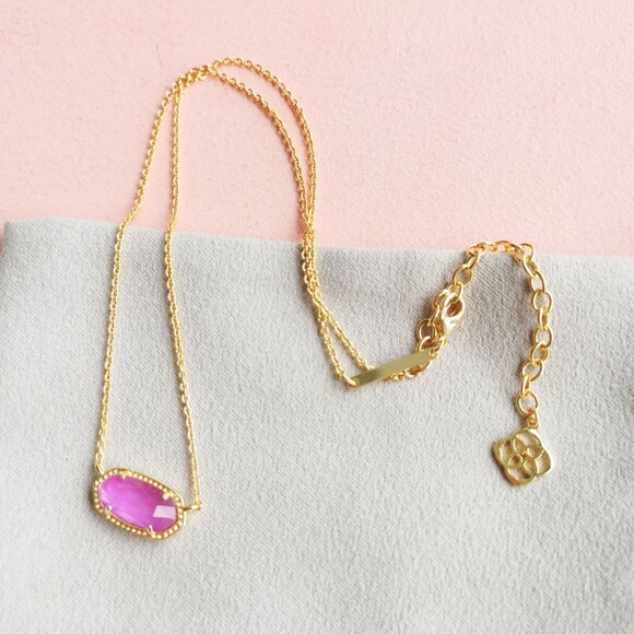 Kendra Scott - Elisa Azalea Gold Necklace - NEW - Picture 3 of 4